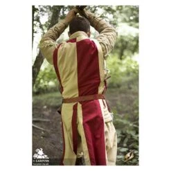 War Tabard - Dark Red & Beige 9 War Tabard - Dark Red & Beige -Larp Inn war tabard dark red beige 2