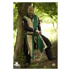 War Tabard - Green & Beige -Larp Inn war tabard green beige 2