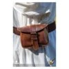 Warrior Bag - Faux Leather - Brown -Larp Inn warrior bag faux leather brown