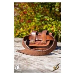 Warrior Bag - Faux Leather - Large - Brown 5 Warrior Bag - Faux Leather - Large - Brown -Larp Inn warrior bag faux leather large brown 1