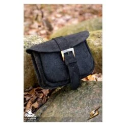 Warrior Bag Suede - Small - Black -Larp Inn warrior bag suede small black 2