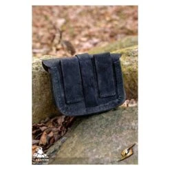 Warrior Bag Suede - Small - Black -Larp Inn warrior bag suede small black 3