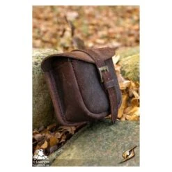 Warrior Bag Suede - Small - Brown -Larp Inn warrior bag suede small brown 3
