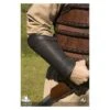 Warrior Bracers - Leather - Black 1 Warrior Bracers - Leather - Black -Larp Inn warrior bracers leather black