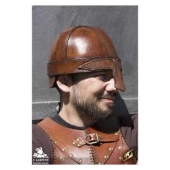 Warrior Helmet - Leather 11 Warrior Helmet - Leather -Larp Inn warrior helmet leather 3