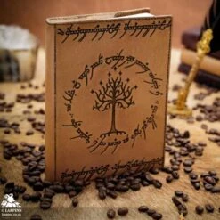 White Tree Of Gondor Notebook - Leather Journal