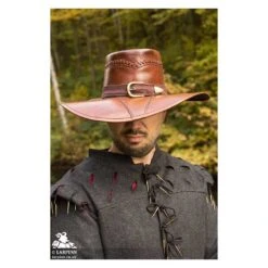 Witch Hunter Hat - Brown Leather