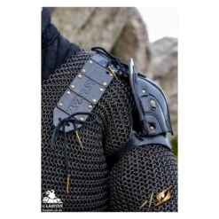 Woodsman Shoulder Set - Black -Larp Inn woodsman shoulder set black 4