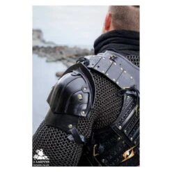 Woodsman Shoulder Set - Black -Larp Inn woodsman shoulder set black 5