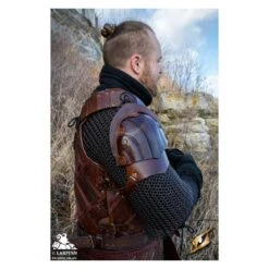 Woodsman Shoulder Set - Brown -Larp Inn woodsman shoulder set brown 2