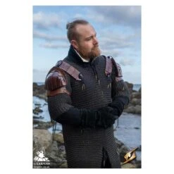 Woodsman Shoulder Set - Brown -Larp Inn woodsman shoulder set brown 3