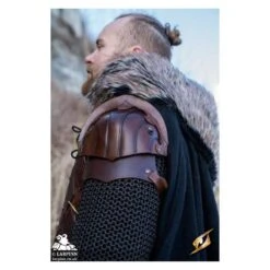 Woodsman Shoulder Set - Brown -Larp Inn woodsman shoulder set brown 5