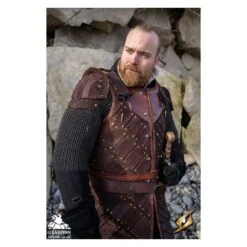 Woodsman Shoulder Set - Suede - Brown -Larp Inn woodsman shoulder set suede brown 2