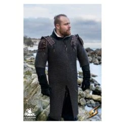 Woodsman Shoulder Set - Suede - Brown -Larp Inn woodsman shoulder set suede brown 4