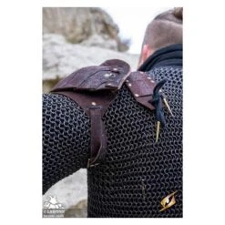Woodsman Shoulder Set - Suede - Brown -Larp Inn woodsman shoulder set suede brown 6