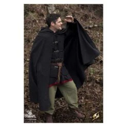Woollen Cape - Grey -Larp Inn woollen cape grey 2