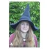 Woollen Witch Hat - Black -Larp Inn woollen witch hat black