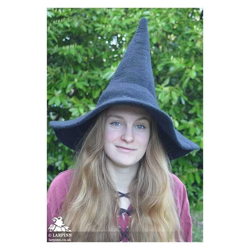 Woollen Witch Hat - Black 3 Woollen Witch Hat - Black