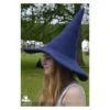 Woollen Witch Hat - Blue 2 Woollen Witch Hat - Blue -Larp Inn woollen witch hat blue