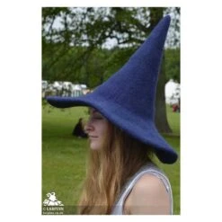 Woollen Witch Hat - Blue
