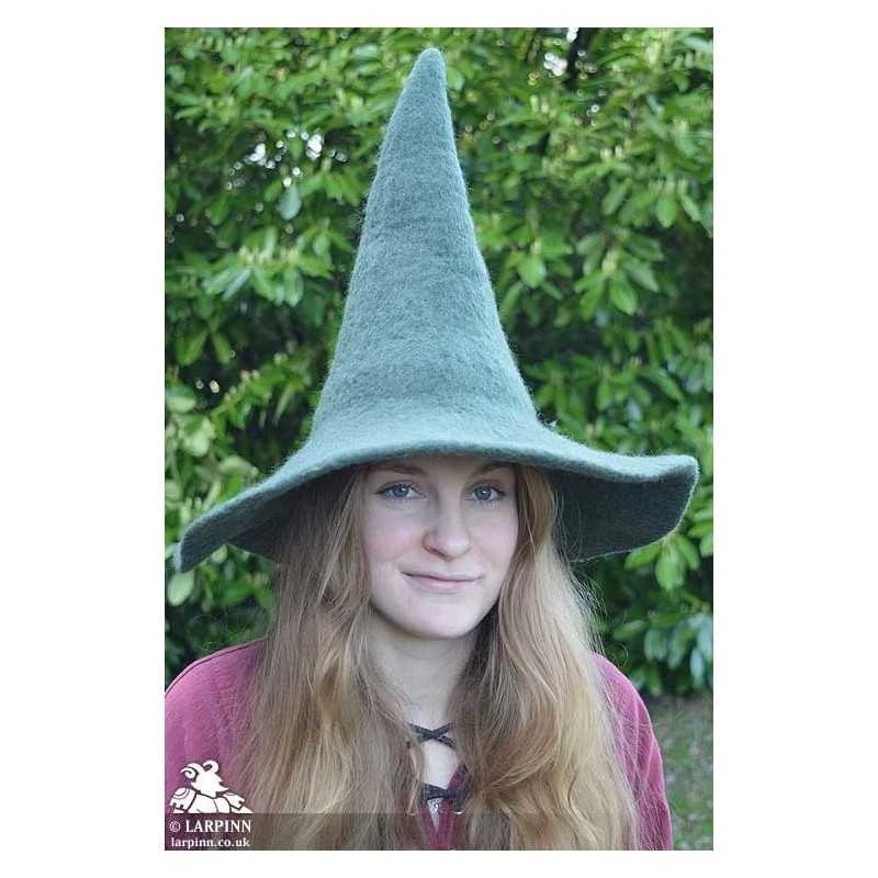 Woollen Witch Hat - Green 3 Woollen Witch Hat - Green