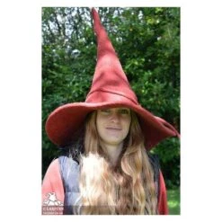 Woollen Wizard Hat - Red