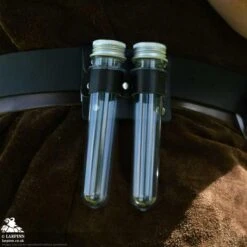 Yanif Potion Vial Holder - 2 Bottles - Black