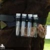 Yanif Potion Vial Holder - 4 Bottles - Black -Larp Inn yanif potion vile holder black