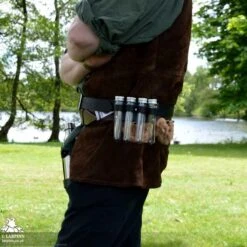 Yanif Potion Vial Holder - 4 Bottles - Black 9 Yanif Potion Vial Holder - 4 Bottles - Black -Larp Inn yanif potion vile holder black 3