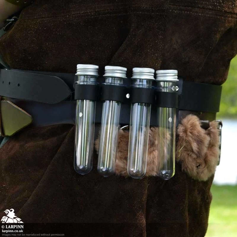 Yanif Potion Vial Holder - 4 Bottles - Black 3 Yanif Potion Vial Holder - 4 Bottles - Black